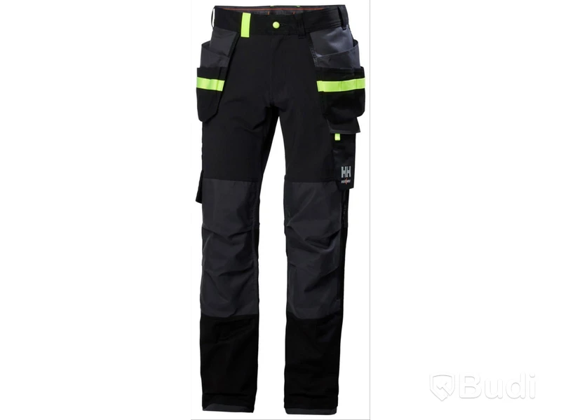 (NEW) HELLY HANSEN WORK TROUSERS, BLACK/GREY, SIZE C58