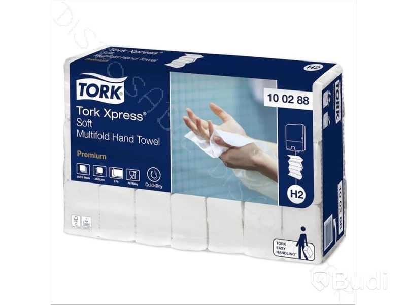 Pappershanddukar Tork Hand Towel Interfold extra soft 2-ply H2 100288