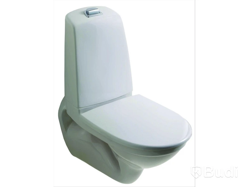 Gbg nautic wc 1522 hf vägg 4l, mjuk sits, m.cistern