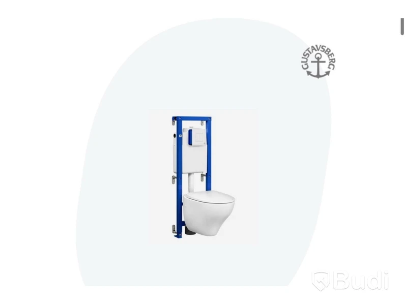 WC-FIXTUR GUSTAVSBERG VIT, SOFT CLOSE