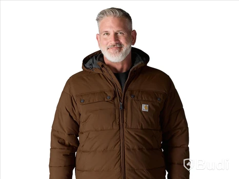 VINTERJACKA CARHARTT, MONTANA LOOSE FIT, INSULATED JACKET, RED DUCK, STL. L