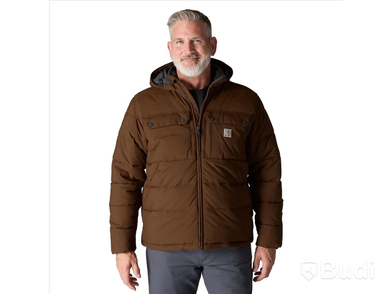 (NEW) CARHARTT WINTER JACKET, MONTANA LOOSE FIT INSULATED JACKET, RED DUCK, SIZE L