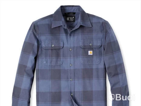 FLANELLSKJORTA CARHARTT, 106356I26, BLÅ, STL. L