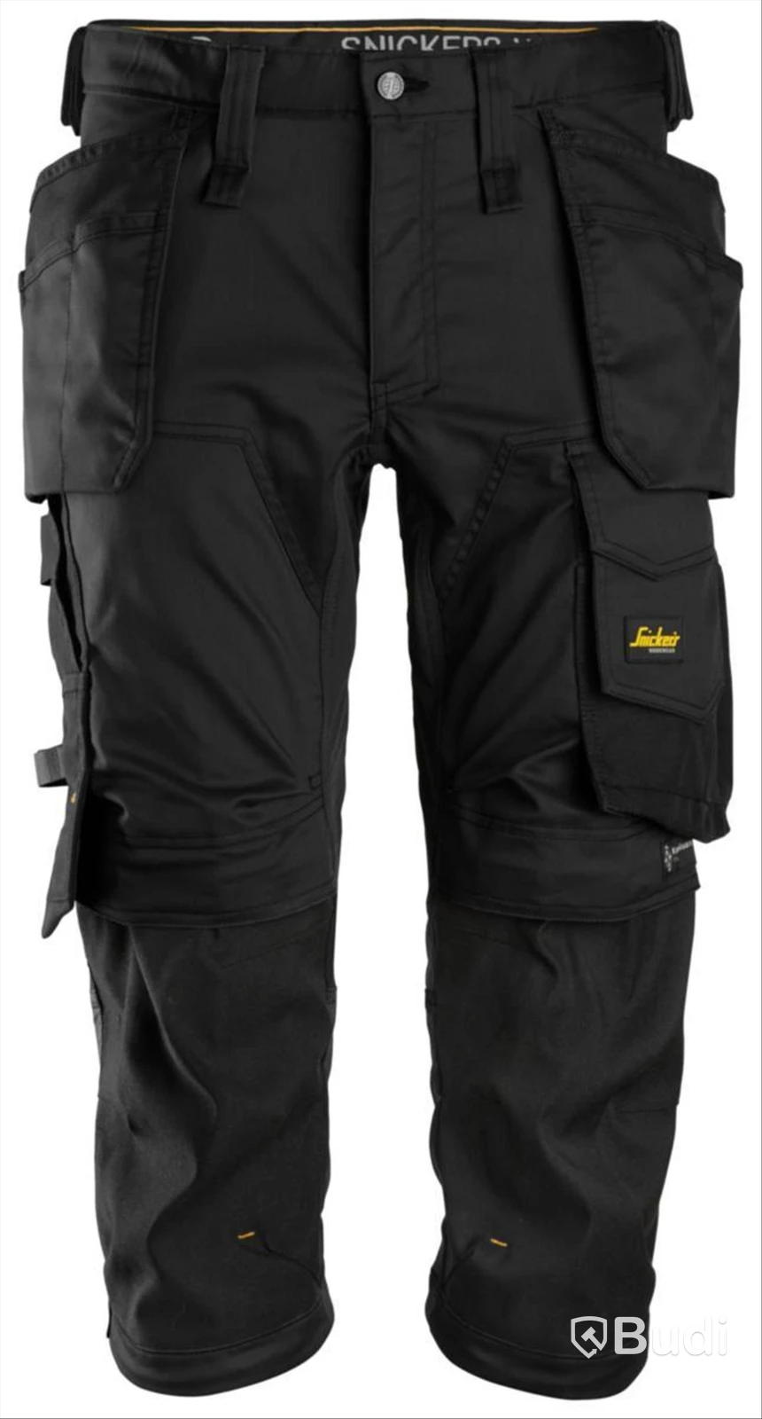 (NEW) SNICKERS PIRATE TROUSERS, 6142 BLACK, STRETCH AW HF SIZE 108