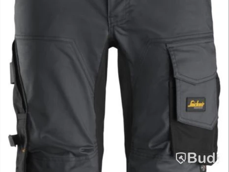 MIDJEBYXA SNICKERS 6341 GRÅ\/, SVART STRETCH AW STL. 112