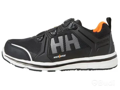 (NEW) HELLY HANSEN SAFETY SHOE, 78228 OSLO LOW BOA S3, BLACK, SIZE 43