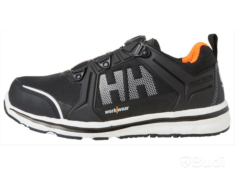 (NEW) HELLY HANSEN SAFETY SHOE, 78228 OSLO LOW BOA S3, BLACK, SIZE 43