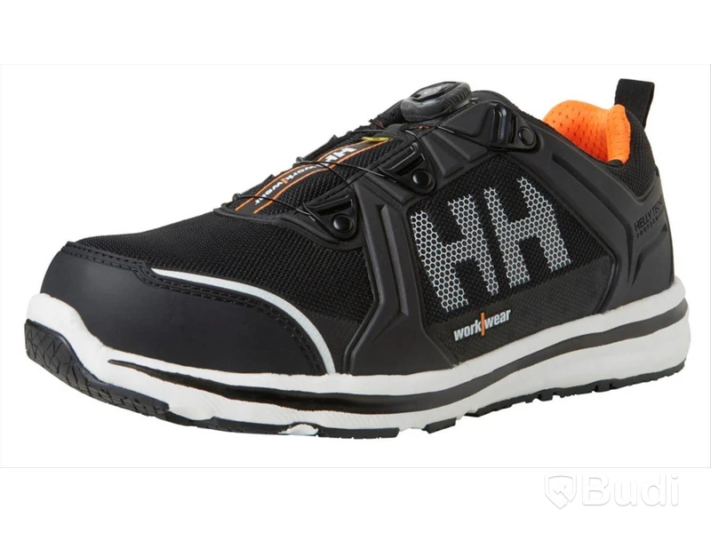(NEW) HELLY HANSEN SAFETY SHOE, 78228 OSLO LOW BOA S3, BLACK, SIZE 43