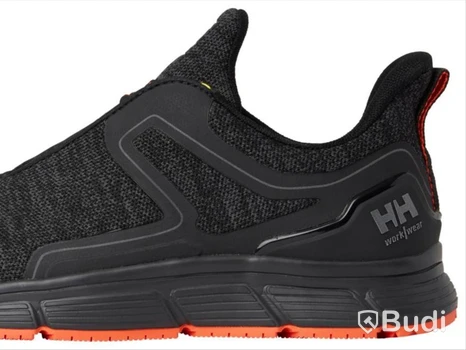 SKYDDSSKO HELLY HANSEN, 78352 KENSINGTON, S3 SVART/ORANGE, STL. 38