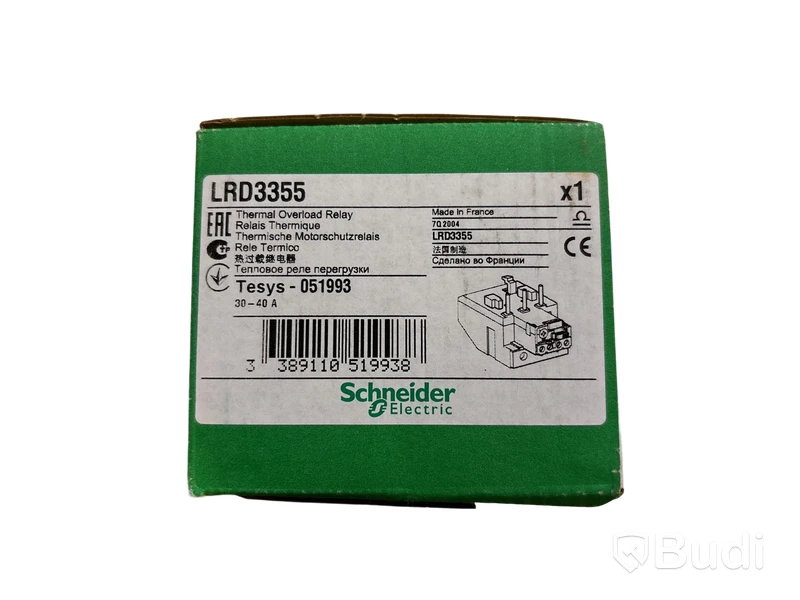 ÖVERSTRÖMSRELÄ SCHNEIDER ELECTRIC, 30 - 40A, LRD3355