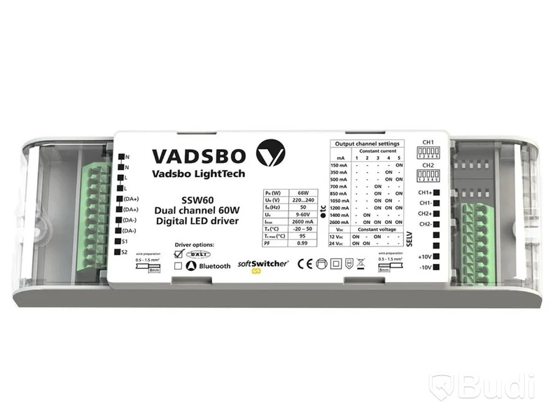 LED-STYRDON DALI, SSW60DALI0-60W VADSBO
