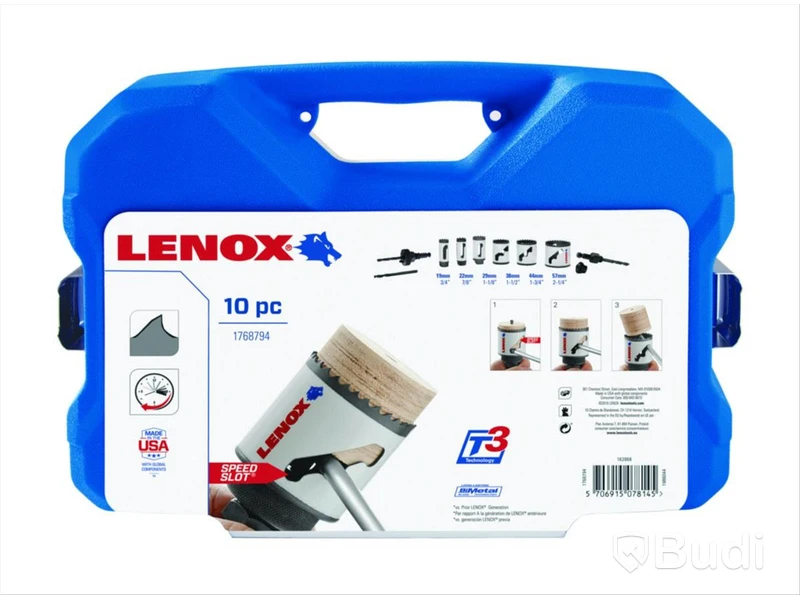 HÅLSÅGSSATS LENOX T2 30808, 600P 19-57MM 10 DELAR FÖR VVS