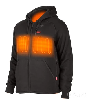 (NEW) MILWAUKEE M12 HEATED HOODIE, BLACK HHBL4-0. SIZE M