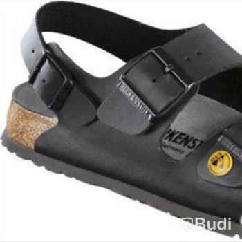 (NEW) BIRKENSTOCK MILANO ESD WORK SANDAL, REGULAR FIT, BLACK. SIZE 42