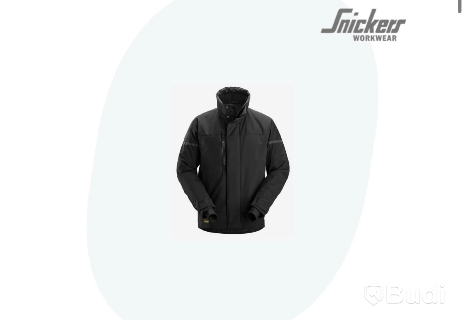 (NEW) SNICKERS WORKWEAR 1106-0404 LARGE WINTER JACKET, BLACK. SIZE 006 (L)