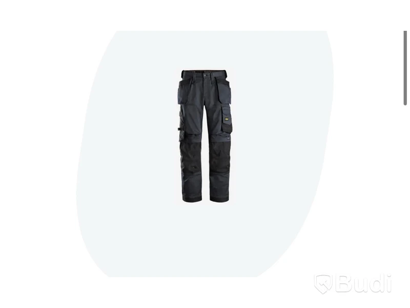 (NYA) ARBETSBYXA SVART SNICKERS WORKWEAR 6251 ALLROUNDWORK. STL 104.