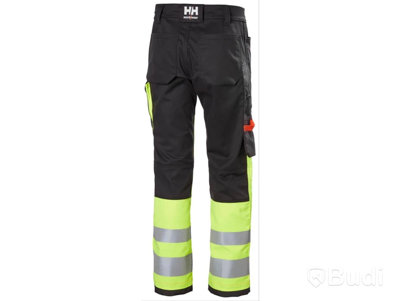 (NEW) WAIST TROUSERS HH 77420-369 YELLOW, HI-VIS CLASS 1 ALNA 2.0. SIZE C46