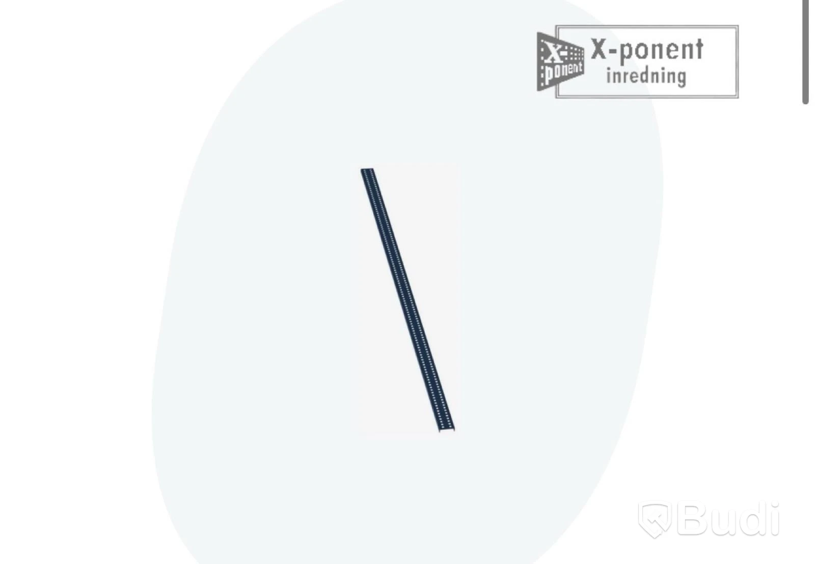 2 PCS. X-PONENT INREDNING 110501 BLUE WALL RAIL, X-2