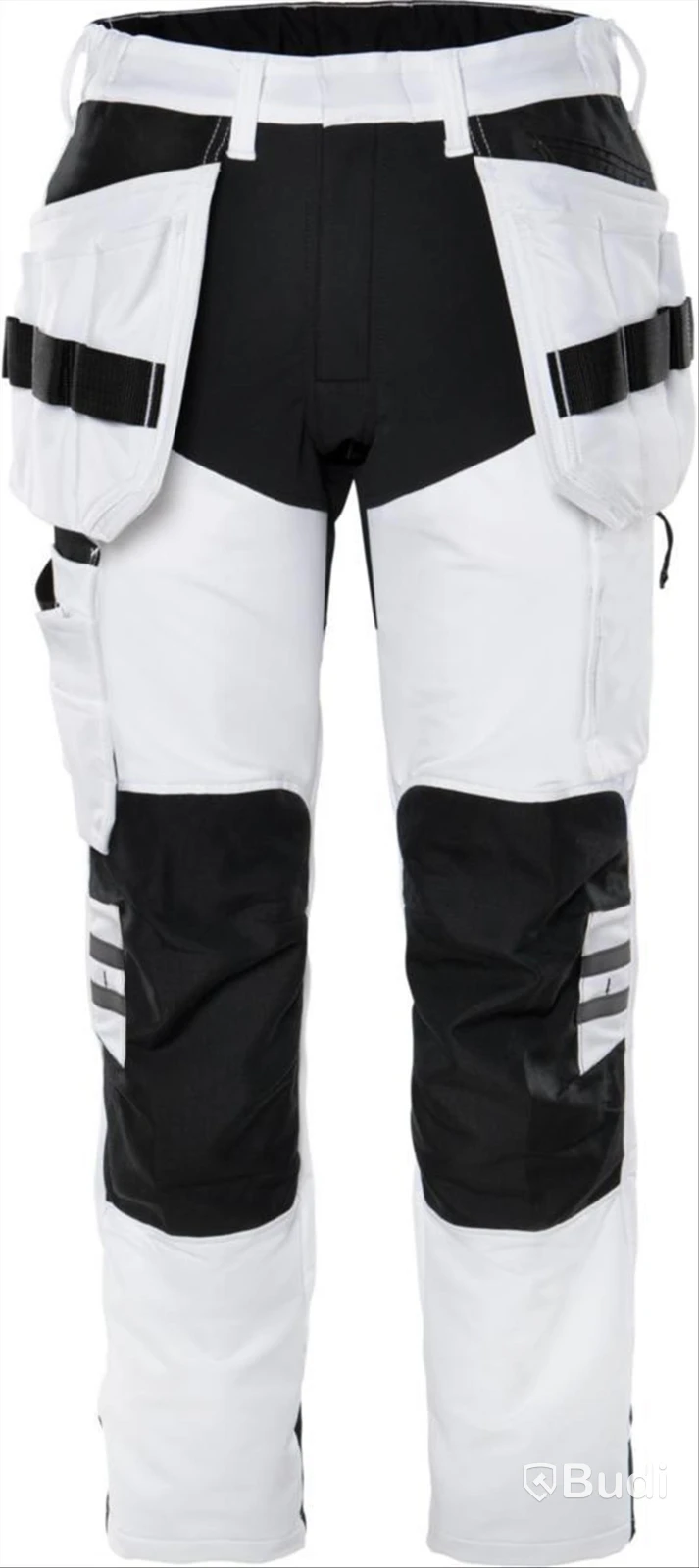 (NEW) FRISTADS LWS-2760 WAIST TROUSERS, WHITE/BLACK, SIZE D92
