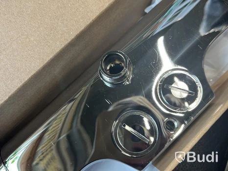 (NEW) GBG ATLANTIC SHOWER MIXER, 40 CC, BOTTOM SHOWER OUTLET, CHROME