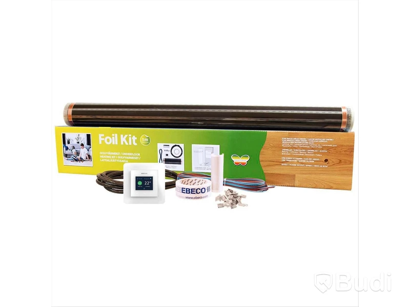 (NEW) UNDERFLOOR HEATING FOIL KIT 10 M2 100 CM, FOIL KIT 230 V, 1 M