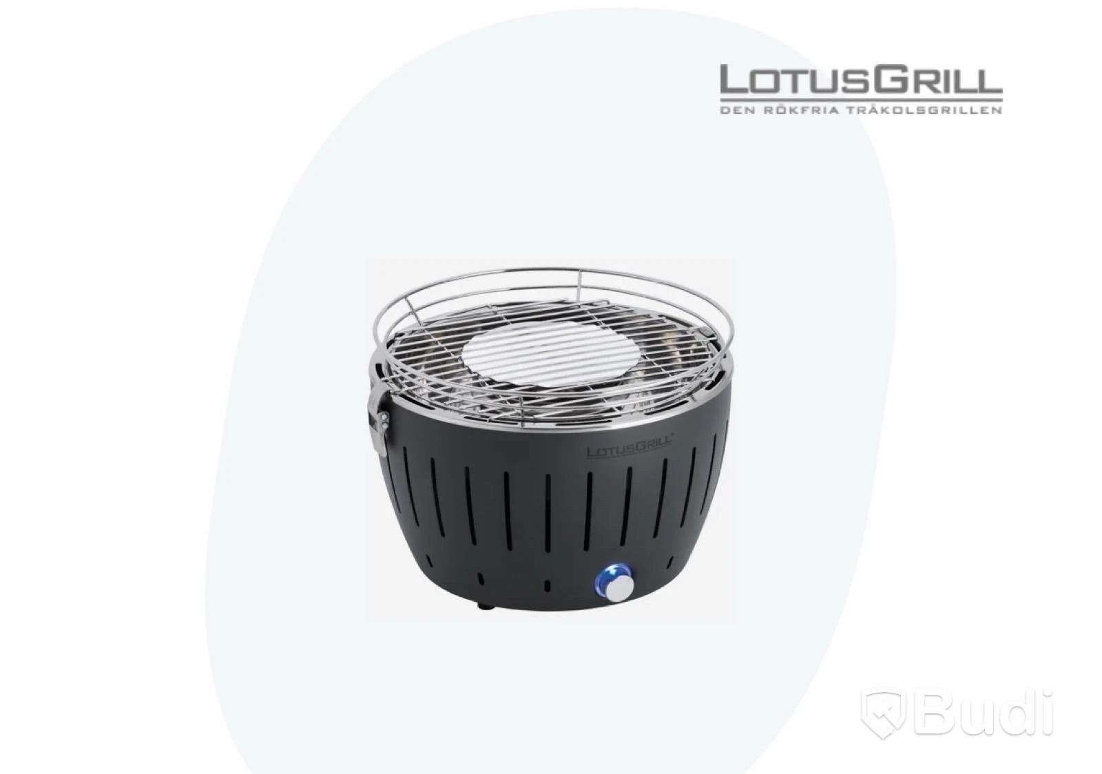 (NEW) LOTUSGRILL G-AN-280 Charcoal Grill  28 cm, gray