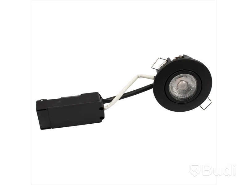 10 st. DOWNL 6.2W 370LM 3K RUND SV, LUNA LP