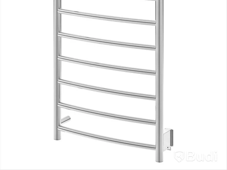 (NEW) TOWEL WARMER. FOXTROT RIGHT, WITH ON/OFF BUTTON. 80W /IP44/230V