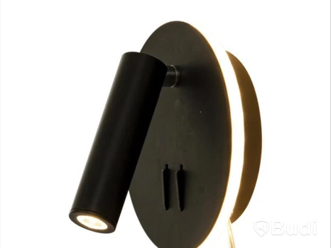 2 ST. VÄGGLAMPA ACE SVART