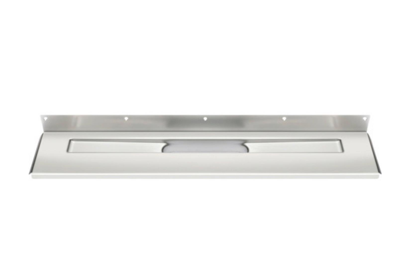 (NEW) UNIDRAIN LINE 1004 DRAIN FITTING, CHROME, STAINLESS STEEL, 712X150X16 MM, 7115249V
