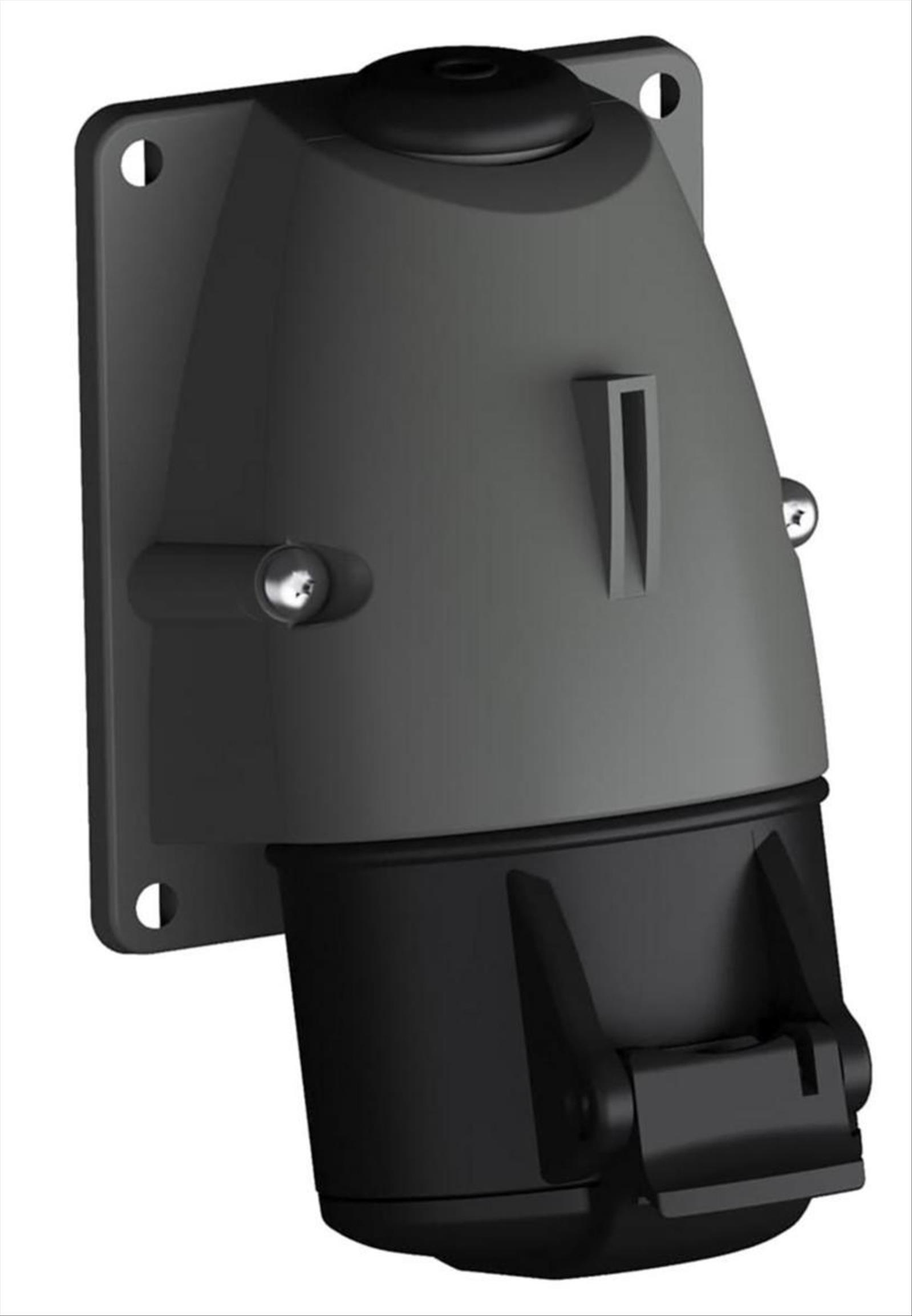 (NEW) 2 PCS. SURFACE-MOUNTED WALL SOCKET OUTLETS IP44 332RS7,