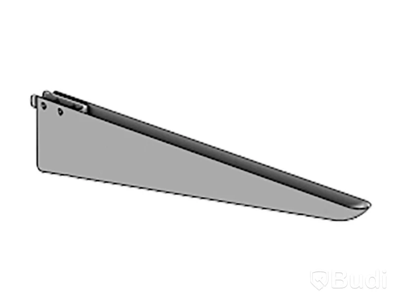20 ST. KONSOLER FÖR TRÄHYLLA HYLLTEKNIK, 270 MM, VIT