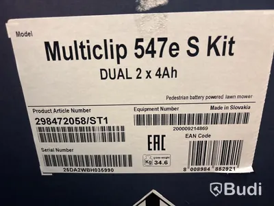 BATTERIGRÄSKLIPPARE STIGA MULTICLIP 547E