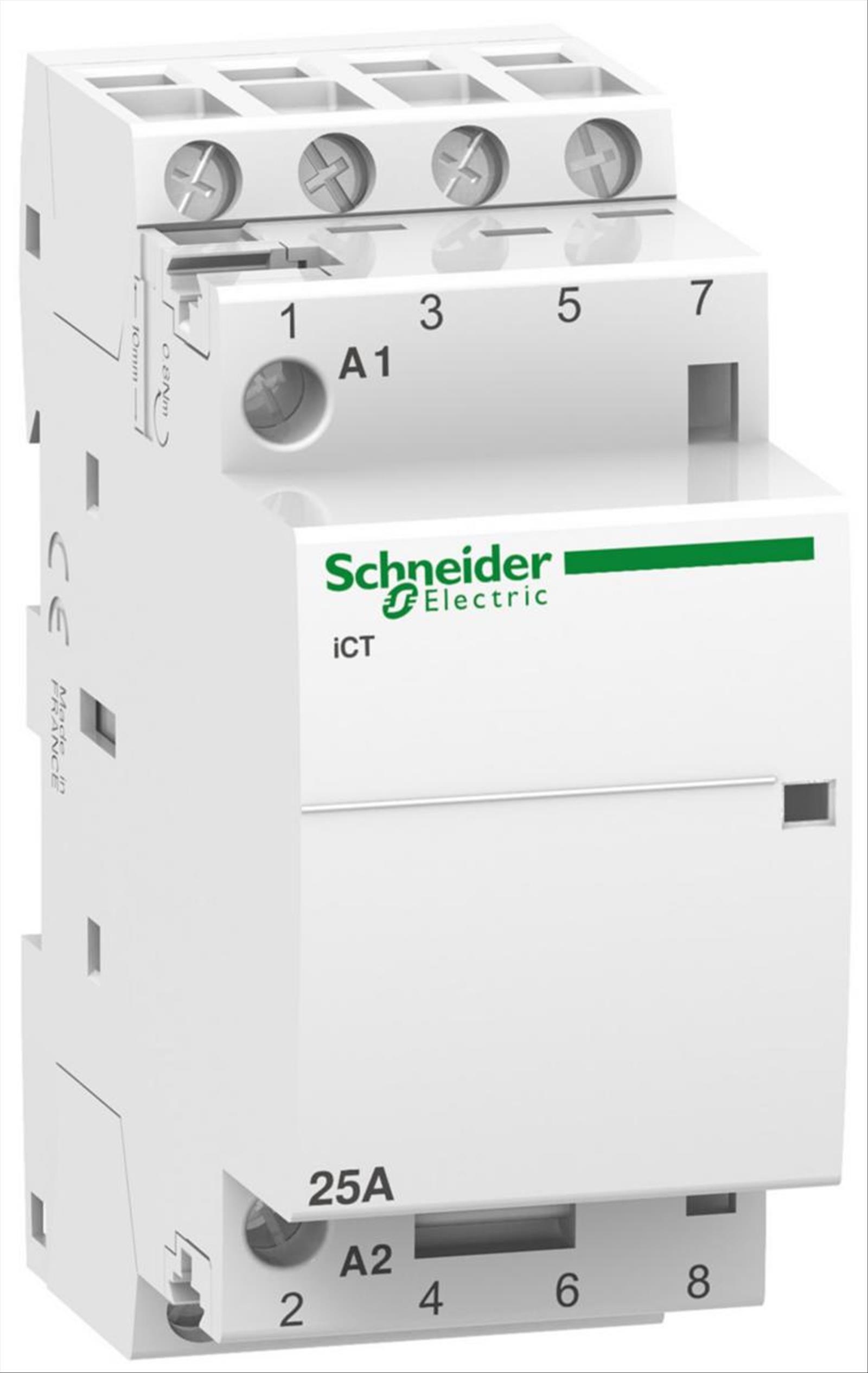 2 ST. KONTAKTOR SCHNEIDER ELECTRIC, ACTI9, ICT 25A 4P 24V 4SL
