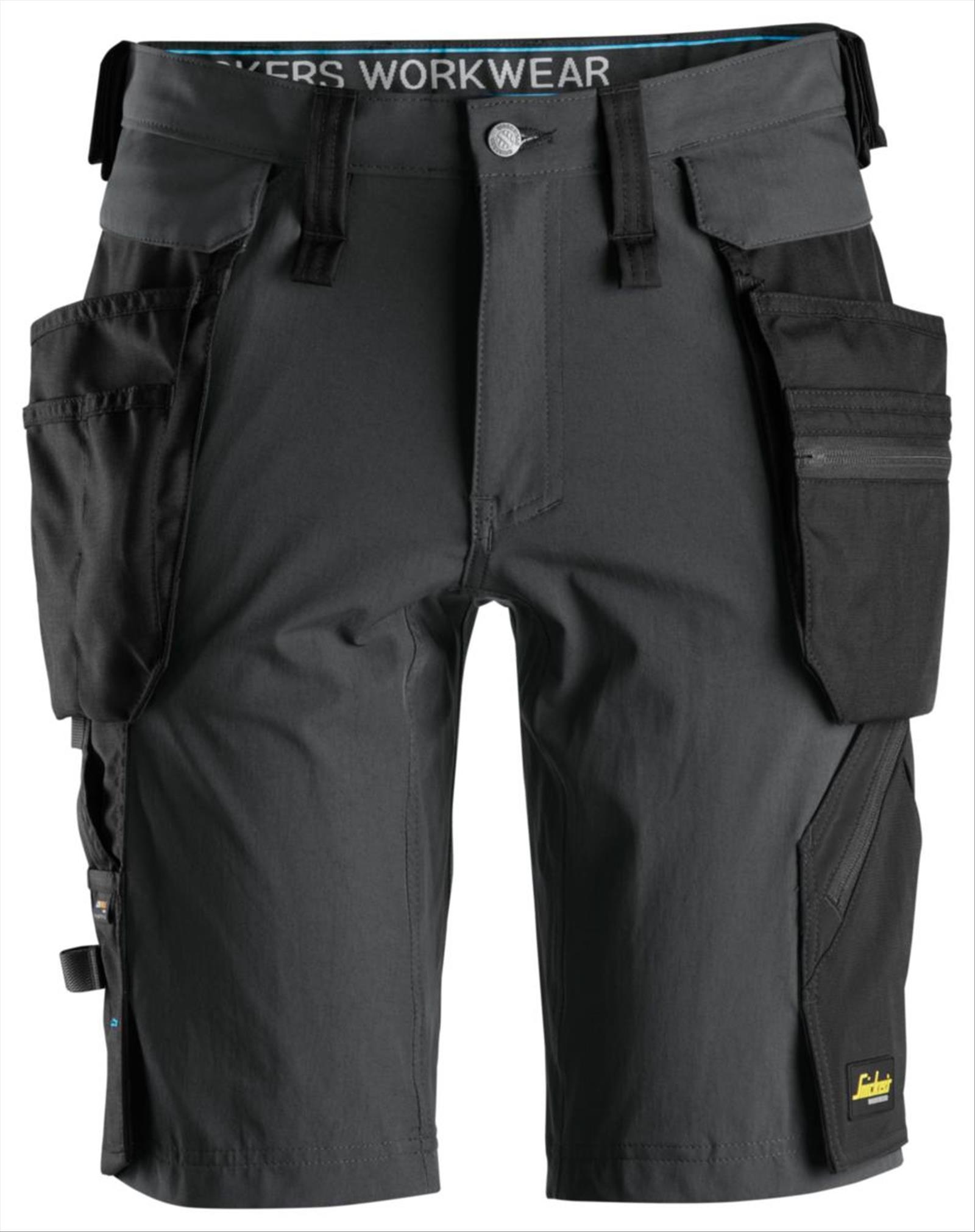 SHORTS SNICKERS, 6108 GRÅ/SVART LW HF, STL. 58