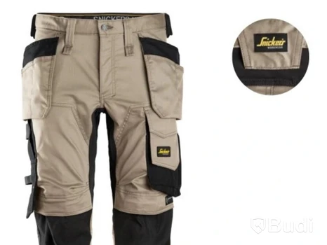 PIRATBYXA SNICKERS, 6142 KHAKI/SVART, STRETCH AW HF, STL. 56