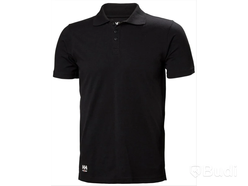 (NEW) 5 PCS. HH POLO SHIRTS, 79167-990 MANCHESTER, BLACK, SIZE 4XL