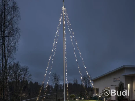 FLAGGSTÅNGSSLINGA 5X100 LED | KONSTSMIDE