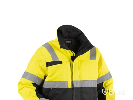 VINTERJACKA BLK 4862-1811 GUL\/, SVART VARSEL KL 3 STL. M