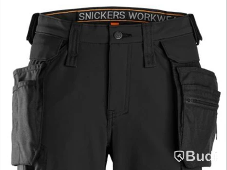 MIDJEBYXA SNICKERS 6771 SVART, STRETCH FW HF DAM STL. 54
