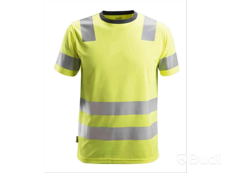 T-SHIRT SNICKERS 2530 GUL, VARSEL KL 2 ALLROUND STL. S