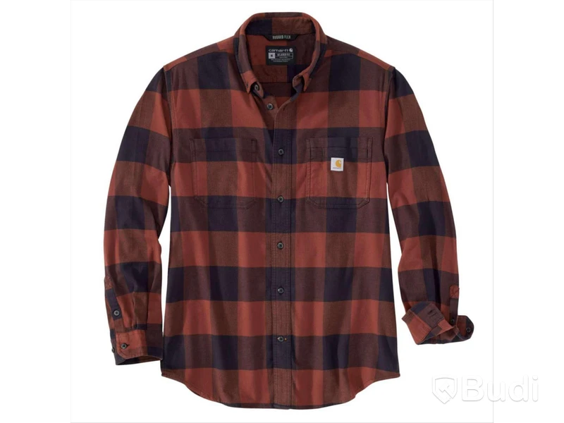 SKJORTA CARHARTT 105432, RÖD/SVART, STL. M