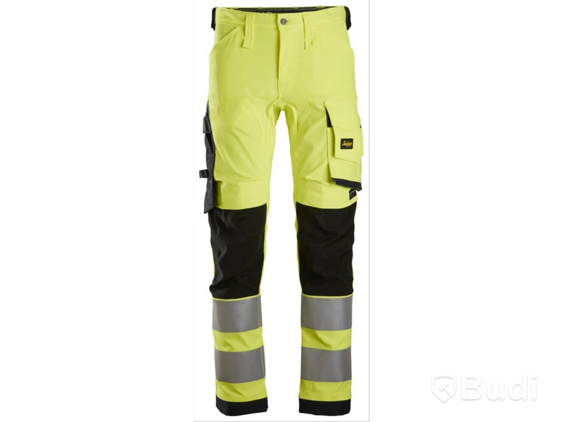 MIDJEBYXA SNICKERS 6343 GUL, /SVART VARSEL KL2 STL. 46