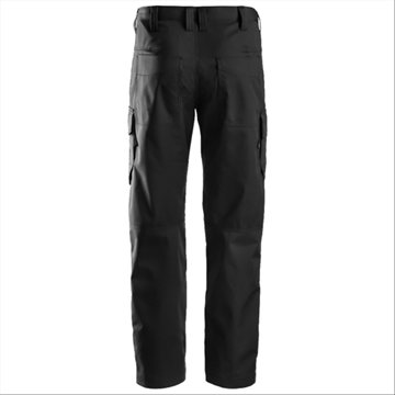 (NY) Snickers Workwear 6801 Arbetsbyxa svart, knäskyddsficka, stl. 156