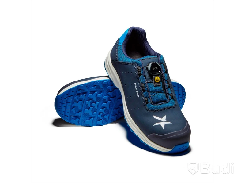 SKYDDSSKO SOLID GEAR OCEAN, BLÅ S1P BOA STL. 44