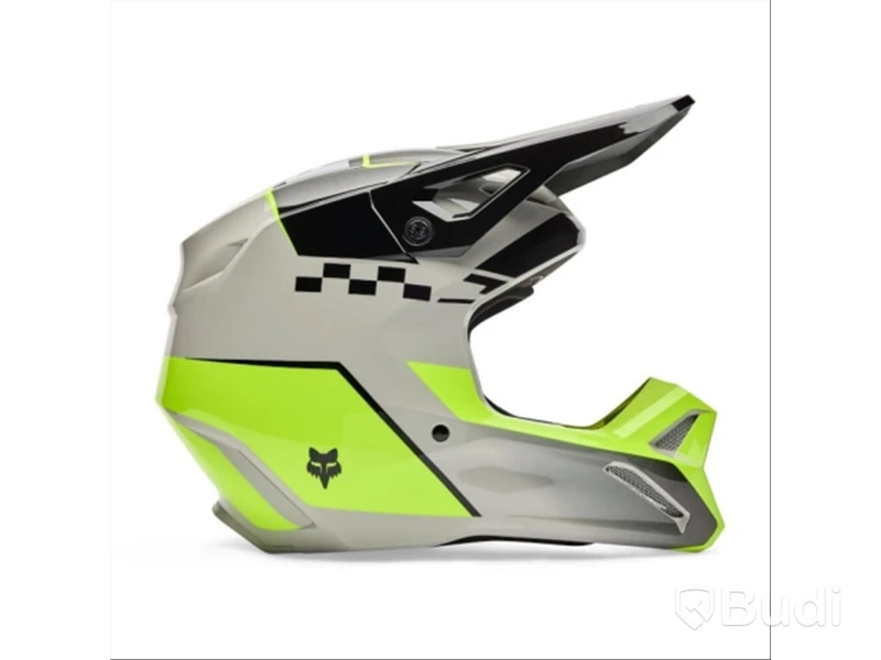 HJÄLM FOX, V1 COLLECT GRAY/YELLOW HELMET, 36380-086-M, STL. M