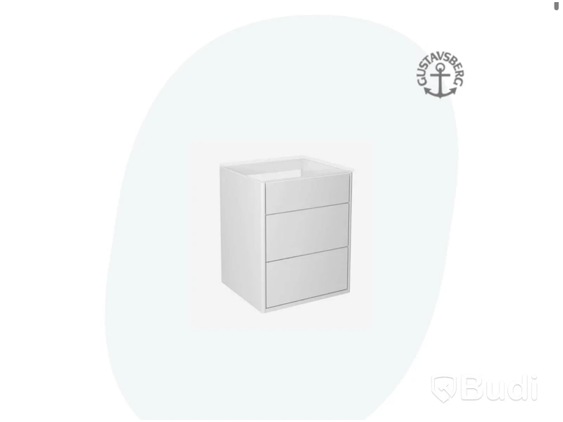 (NEW) GUSTAVSBERG GRAPHIC 45 CM VANITY UNIT, WITHOUT WASHBASIN