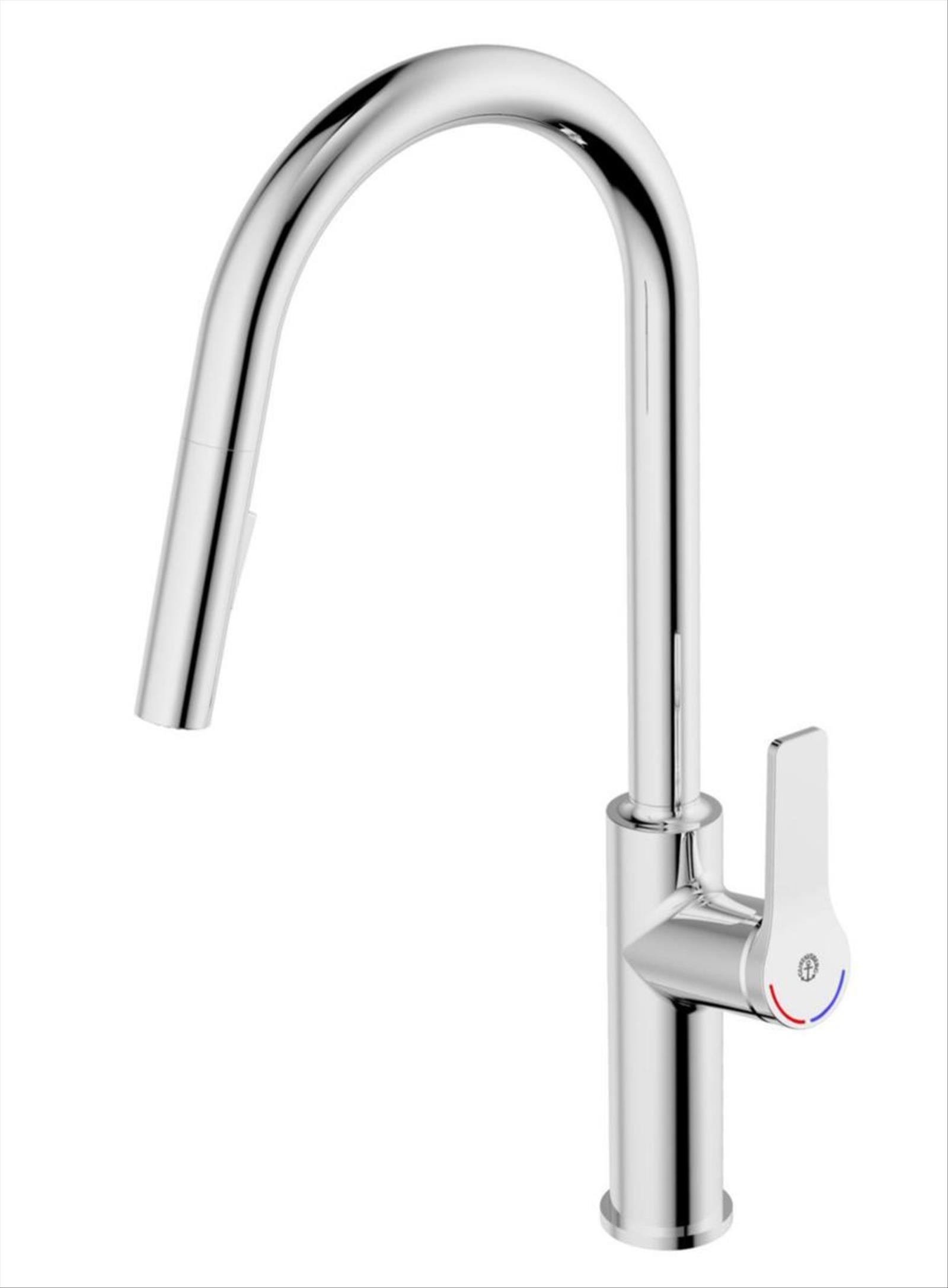 (NEW) GUSTAVSBERG EPIC PULL-OUT KITCHEN MIXER TAP, CHROME