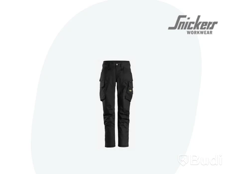 SNICKERS WORKWEAR 6703 ALLROUNDWORK ARBETSBYXA STRETCH, DAM, SVART STL. 38