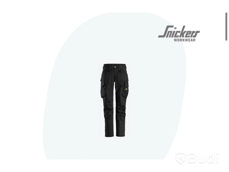 SNICKERS WORKWEAR 6703 ALLROUNDWORK ARBETSBYXA STRETCH, DAM, SVART STL. 38